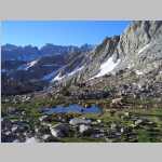 SE across Midnight Lake: from ca. 11,400' above Midnight Lake