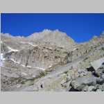 W to Mount Darwin (13,831 ft)from ca. 11,400' above Midnight Lake