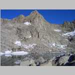 North northwest across Blue Heaven Lake to Pt. 13,048 ft