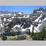 Pt. 13,000 ftPt. 13,364 ftPicture PeakpanoramaSE to S; above Midnight Lake from 11,200'