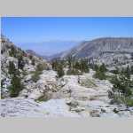 North northeast down Bishop Creek drainage to Owens Valley