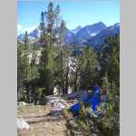 Mount Haeckel (13,418 ft) and Pt. 12,760 ftPicture Pk behind trees