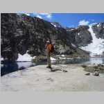 Brian at Hungry Packer Lake (11,071')