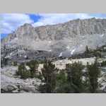 Pt. 11,800 ft (east of Pee Wee Lake) at Hungry Packer Lake (11,071')