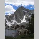 Picture Peak (13,120 ft) at Hungry Packer Lake (11,071')