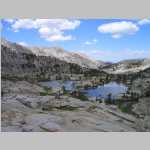 NW to Sailor Lake (11,000 ft) from Moonlight Lake (11,052')