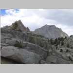 Mount Darwin (13,831 ft) from Moonlight Lake (11,052')