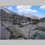 WNW to Sailor Lake (11,000 ft) from Moonlight Lake (11,052')