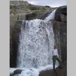 Ted and fallsMoonlight Falls