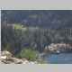 Telephoto of Granite creek from ridge. You can see my orange tent!