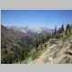 Looking west off the pass down the other side to Deer Creek drainage