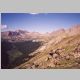 Looking southwest into Missouri Basin from south slopes Mt Oxford. Emerald Peak (13404 ft)