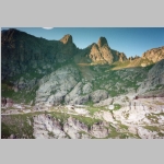 East face of Mt Eolus from trail