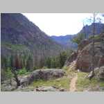 The hike to basecamp