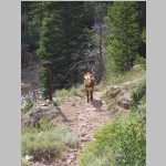 The hike to basecamp