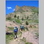 The hike out