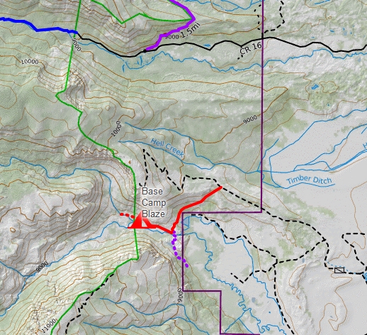 Red Canyon, Mt Zirkel Wilderness