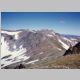 The view from the north end of Flattop Mountain, Red Dirt Pass (11500 ft) and Mount Zirkel (12180)