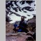 Resting on the summit of Mount Zirkel