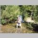 Whats a backpacking trip without a stream crossing. Brian crossing Bear Creek.