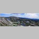 Looking from NE (Browns Peak, 11,722') to SE (Sheep Mountain in the distance).