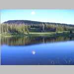evening view across The Seven Lake.