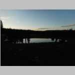 Closer to sunset over frog pond