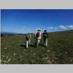 The Boyz hiking down from the Divide