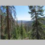 Big Creek Lake in distance, moving up 