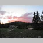 Clouds at sunset, various, including Frog Pond
