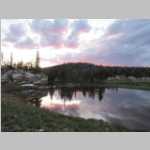 Clouds at sunset, various, including Frog Pond