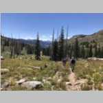 The hike out from Mica