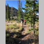 day hike to Mica Lake in the Mount Zirkel Wilderness