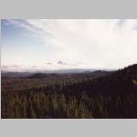 Looking north to Mt Washington, Three Finger Jack, Mt Jefferson and Mt Hood from Camp