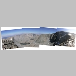 On the Ridge looking north into basin. False summit of Cloud Pk to the far right