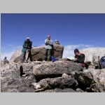 Summit photo. Summit cairn to Brian's left