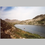 Looking west across Fortress Lake