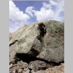 Same boulder, different route