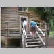 Moving into the rented cabin