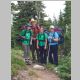 Tess, Brian, Faye, and Jean on the hike out