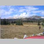 Brooklyn Lake Trailhead, looking at Brown's Peak (11,722') - Medicine Bow National Forest, Wyoming
