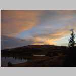sunset at North Twin Lakes