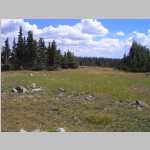 more views of the dry pond near camp