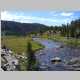 hiking along the East Fork River to Chilcoot Trail