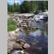 hiking along the East Fork River to Chilcoot Trail