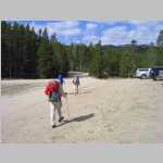 leaving Sheep Bridge trailhead (Worthen Meadow Reservoir)
