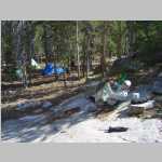 our camp near Three Forks Park