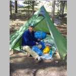 our camp near Three Forks Park