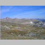  climbing up the NE slope of Wind River Peak 