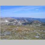  climbing up the NE slope of Wind River Peak 